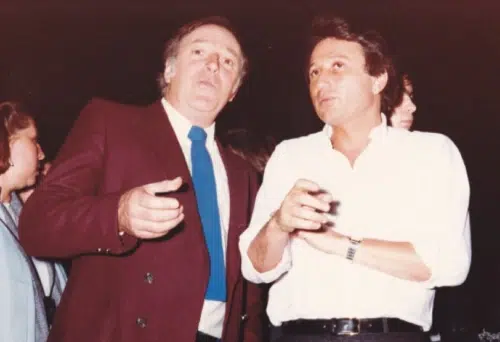 Jean Renard et Michel Drucker 1982